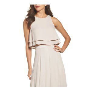 Show Me Your Mumu King Crop Top‎ Show Me the Ring Crisp Beige M